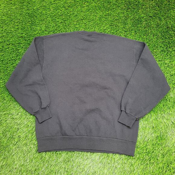 Vintage 80s JERZEES Blank Sweatshirt Women Large 22x26 Faded - Picture 2 of 12